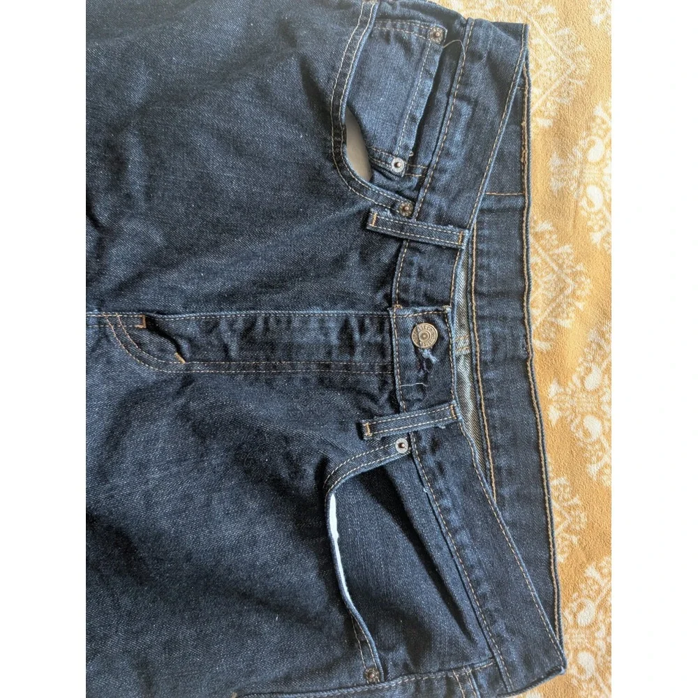 Levi's 527 Bootcut‎ Men's Jeans Dark Wash Size 36x30 Waterless Excellent Cond.